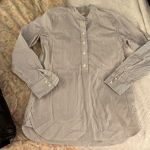 NWOT J Crew striped cotton tunic size XS
